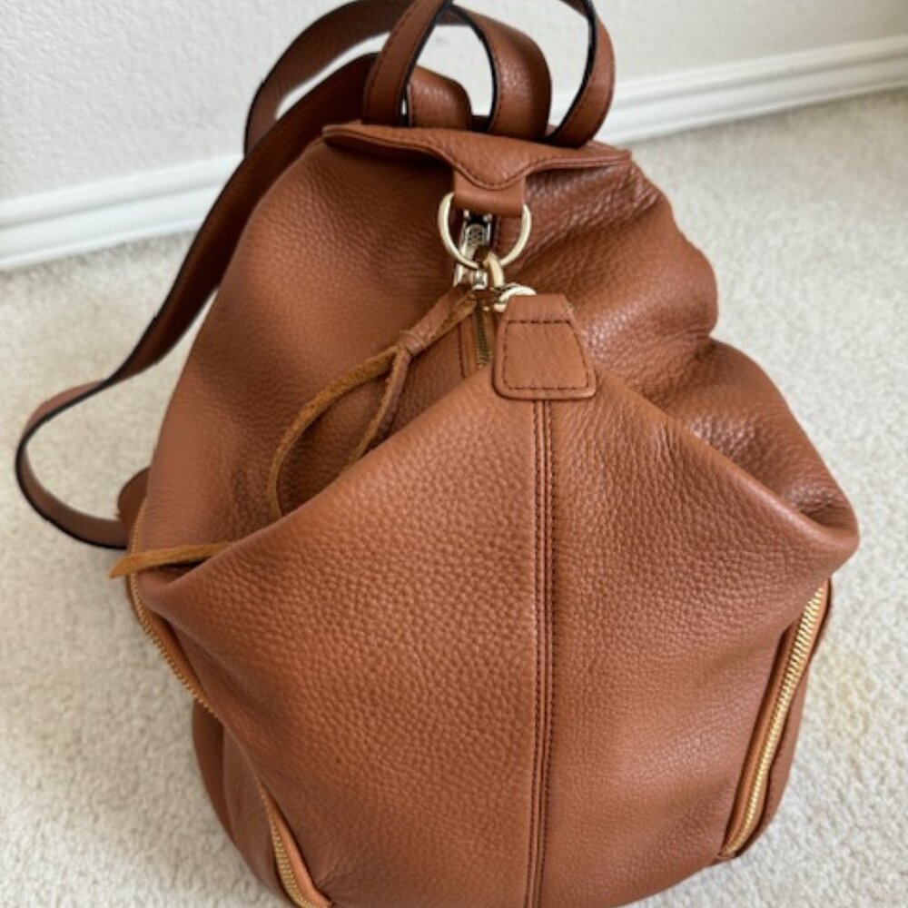 Rebecca Minkoff Julian Tan Pebbled Convertible Bagpack